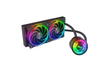 AKASA 240mm SOHO240 AK-LC4003HP01 RGB Sıvı Soğutmalı AM5-1700p İşlemci Fanı
