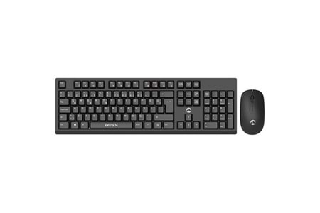 EVEREST Kablosuz Siyah Multimedya Klavye - Mouse Set KM-2510