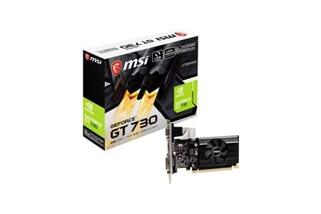 MSI GT730 2GB N730K-2GD3/LP DDR3 64bit HDMI DVI PCIe 16X v2.0