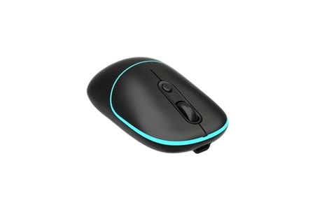 LENOVO LECOO WS210 Kablosuz + Bluetooth Sessiz Şarjlı 1600dpi Optic Siyah Mouse