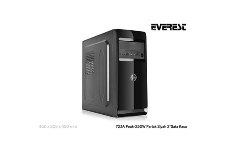 EVEREST 250W PEAK 723A Standart Mid-Tower PC Kasası