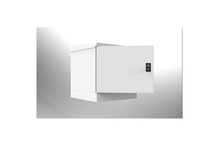AGER 9U 600x600mm IP66 Dış Ortam Duvar Tipi Kabinet AG-OB09U6060B2-D-A-M1 Basic