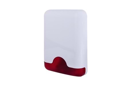TEKNiM VAS-741RX Harici Siren Kırmızı Pencereli
