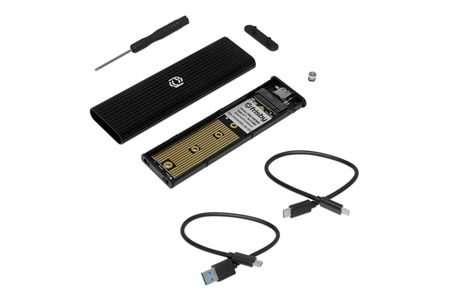FRISBY USB 3.1 FHC-M2305 PCIe NVMe M2 Alüminyum Disk Kutusu