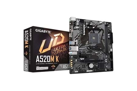 GIGABYTE A520M K v2 DDR4 HDMI PCIe 16X v3.0 AM4 mATX