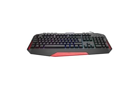 RAMPAGE KB-RX7 ALPOR PRO USB Q Trk RGB Siyah/Gri Gaming Klavye