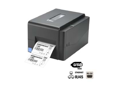 TSC 203dpi TE210 Termal,Direkt Termal USB,Seri,Ethernet Barkod Yazıcı