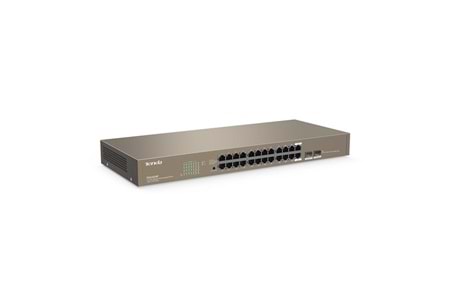 TENDA 24port TEG1024F GIGABIT 2X SFP Yönetilemez Switch