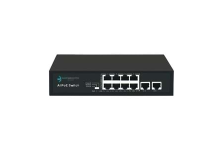 ODS 8port +2 UPLINK 96w FULL PoE 08ODS-8P2U 10/100 Yönetilemez Switch