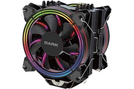 DARK FREEZER X128 DKCCX128 RGB Hava Soğutmalı AM5-1700p Dual İşlemci Fanı 220w 