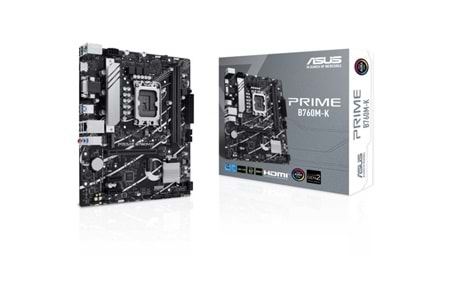 ASUS PRIME B760M-K DDR5 HDMI DP PCIe 16X v4.0 1700p mATX