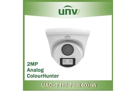 UNV 2MP DOME 2.8MM UAC-T112-F28-W IR ANALOG KAMERA COLOURHUNTER