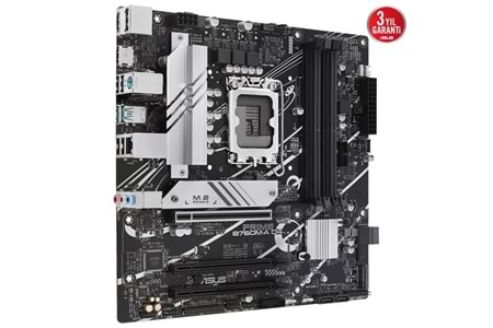 ASUS PRIME B760M-A DDR4 HDMI DP PCIe 16X v4.0 1700p mATX