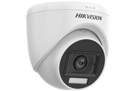 HIKVISION 2MP DOME 2.8MM DS-2CE76D0T-LPFS Akıllı Hibrit Işık Sesli Kamera
