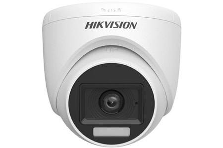 HIKVISION 2MP DOME 2.8MM DS-2CE76D0T-LPFS Akıllı Hibrit Işık Sesli Kamera