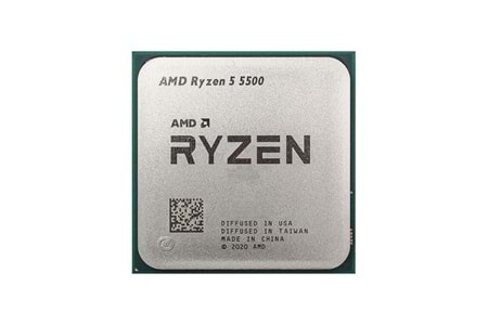 AMD RYZEN 5 5500 19MB 6çekirdekli VGA YOK AM4 65w Kutusuz+Fansız