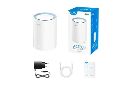 CUDY M1200 AC1200 Dual Band EV Ofis Tipi Mesh Router