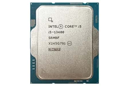 INTEL CORE i5 13400 30MB 10çekirdekli O/B UHD VGA 1700p 65w Kutusuz+Fansız
