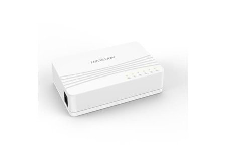 HIKVISION 5port DS-3E0105D-E 10/100 Yönetilemez Switch Masaüstü