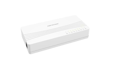 HIKVISION 8port DS-3E0108D-E 10/100 Yönetilemez Switch Masaüstü