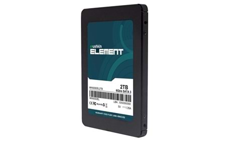 MUSHKIN 2TB ELEMENT MKNSSDEL2TB 500- 435MB/s SSD SATA-3 Disk