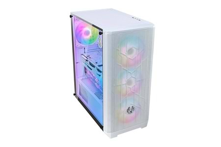 BITFENIX 750W 80+ NOVA MESH SE TG NSE-300-WWGKW-4A Gaming Mid-Tower PC Kasası Beyaz