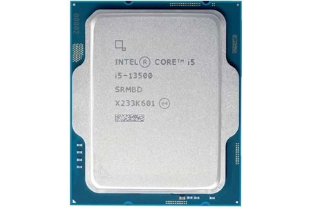 INTEL CORE i5 13500 35MB 14çekirdekli O/B HD VGA 1700p 65w Kutusuz+Fansız