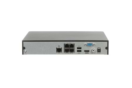 UNV 4 Kanal 8mp NVR301-04S3 4K H265 NVR Kayıt Cihazı 1U
