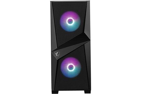 -MSI 750W 80+ BRONZE MAG FORGE 100R Gaming Mid-Tower PC Kasası Siyah