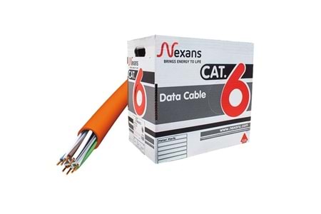 NEXANS CAT6 Utp 23AWG 305m Saf Bakır LSZH Kablo LSZH HF