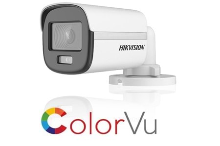HIKVISION 2MP BULLET 2.8MM COLOR-VU DS-2CE10DF0T-LPFS AHD Kamera