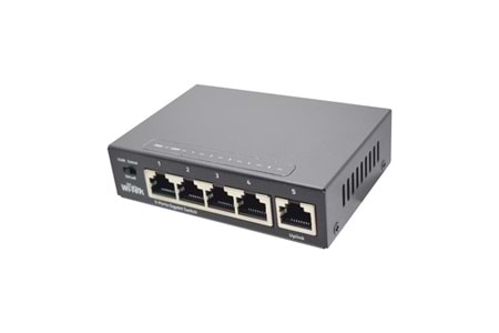 WI-TEK 5GE WI-SG105 GIGABIT 1-Uplink Yönetilemez Switch