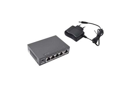 WI-TEK 5GE WI-SG105 GIGABIT 1-Uplink Yönetilemez Switch