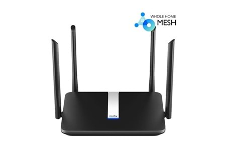 CUDY X6 AX1800 Dual Band Mesafe Genişletici EV Ofis Tipi Router