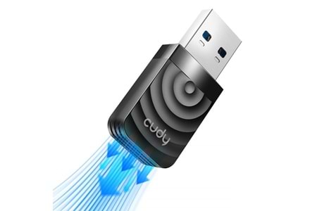CUDY WU1300S AC1300 USB Kablosuz Adaptör