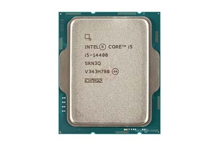INTEL CORE i5 14400 29.5MB 10çekirdekli O/B HD VGA 1700p 65w Kutusuz+Fansız