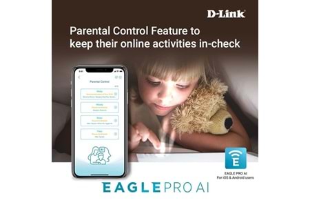 D-LINK R04 N300 2.4ghz Mesafe Genişletici EV Ofis Tipi Router Yapay Zeka Destekli 