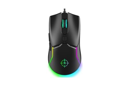 NORTH Air Black Professional USB 7200dpi Gaming Siyah Mouse RGB