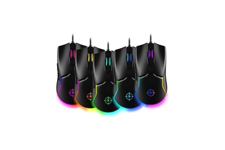 NORTH Air Black Professional USB 7200dpi Gaming Siyah Mouse RGB