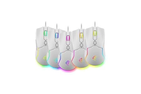 NORTH Air White Professional USB 7200dpi Gaming Beyaz Mouse RGB