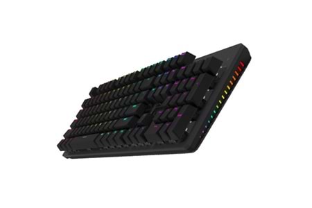 NORTH Shield Q Trk RGB Led / Mekanik Mavi Switch Siyah Gaming Klavye