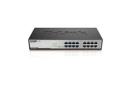 D-LINK 16port DGS-F1016/E GIGABIT Yönetilemez Switch