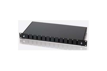 ODS 1U 12 PORT SC DX Fiber Optik Duvar Tipi Patch Panel 10F-SB1U12PSCDX-WEA