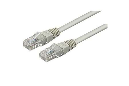 ODS 0.2m CAT6 Utp LSZH Saf Bakır Gri Patch Kablo