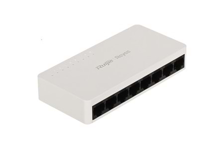 RUIJIE 8port REYEE RG-ES08G-L GIGABIT Yönetilemez Switch Masaüstü