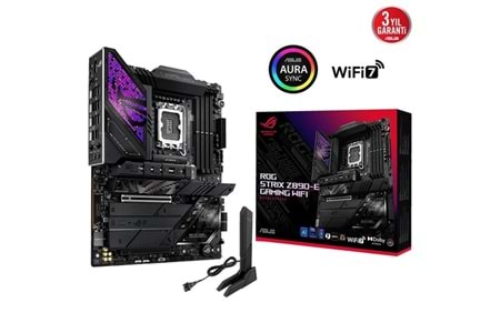 ASUS ROG STRIX Z890-E GAMING WIFI-7 DDR5 THUNDERBOLT-HDMI DP PCIE 5.0 1851p ATX