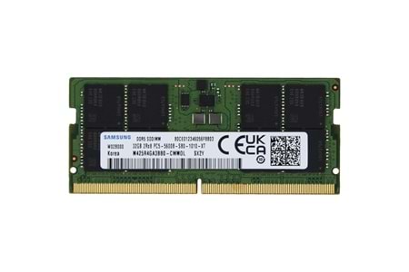 SAMSUNG 32GB DDR5 5600MHZ NOTEBOOK RAM VALUE M425R4GA3BB0-CWM