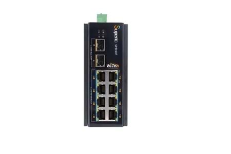 WI-TEK 8port 240w FULL PoE WI-SP3010F 8GE GIGABIT 2X SFP Yönetilemez Endüstriyel Switch