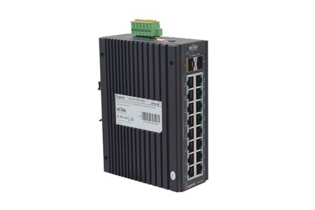 WI-TEK 16port 240w FULL PoE WI-SP3018F 16GE GIGABIT 2X SFP Yönetilemez Endüstriyel Switch