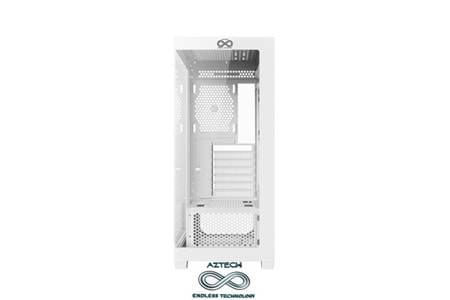 AZTECH AZT101 W Gaming Mid-Tower PC Kasası Beyaz
